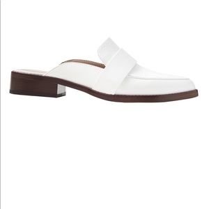 White Loafer Mule slide size 8.5
